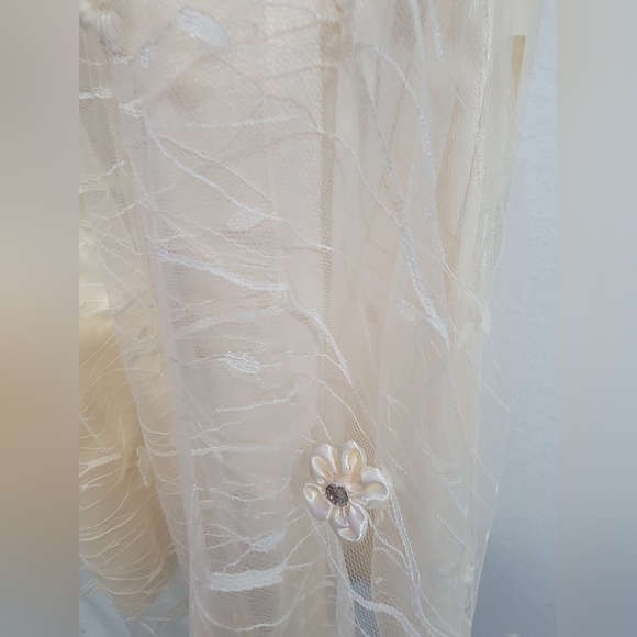 TS COUTURE Women's Size 2/4 Sleeveless Dress, Lined, Tulle skirt, Embroi… - Picture 9 of 15